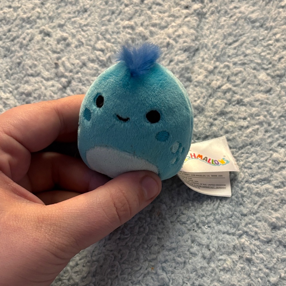 Squishmallow Blue Iguana 2.5 inch Plush